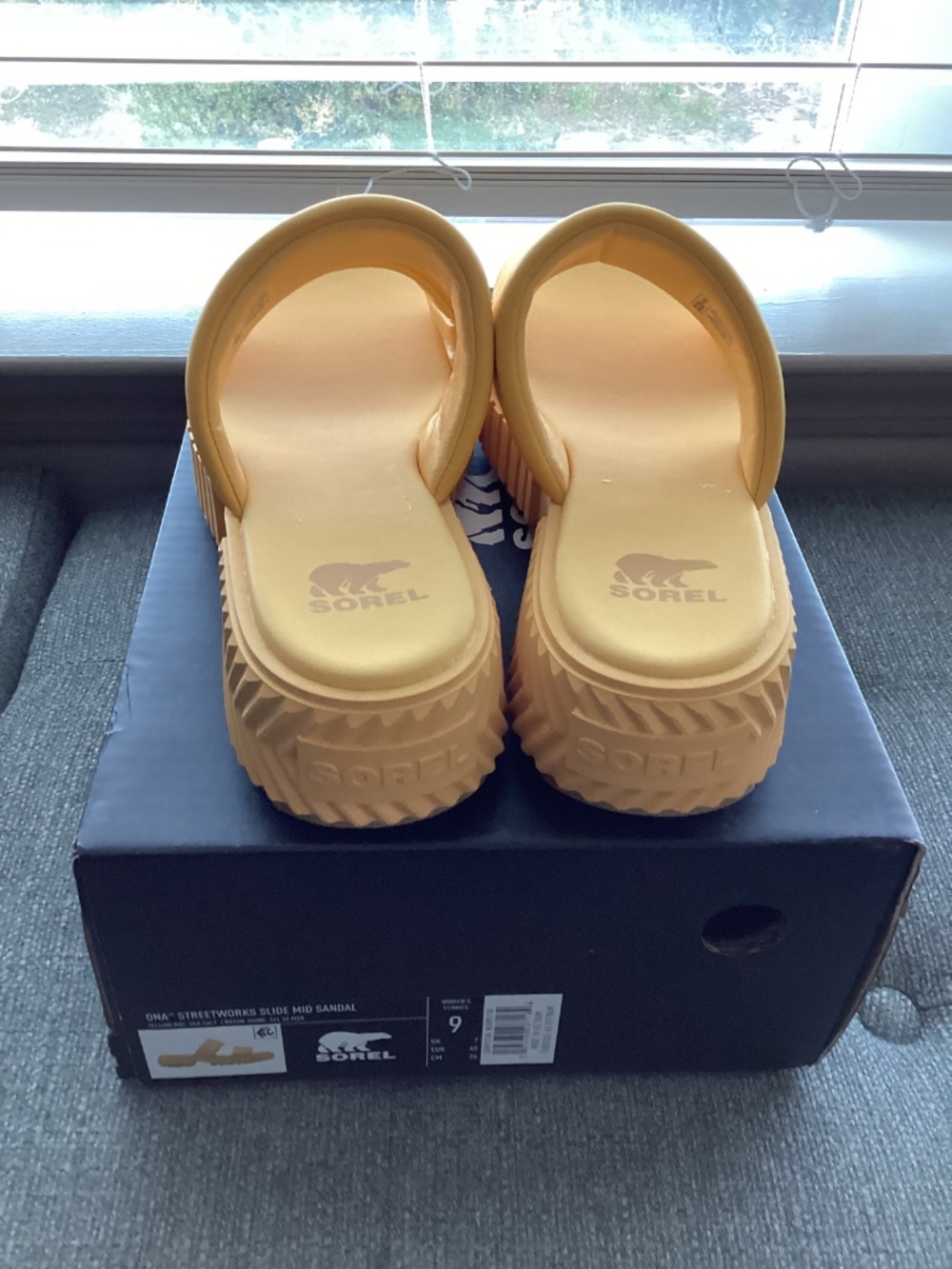 SOREL Ona Streetworks Platform Slide Sandal, size 9 - Picture 10 of 12